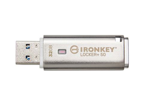 Kingston 32GB IronKey Locker 50 Encrypted USB Flash Drive Low Cost