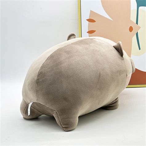 Soft Moo Deng Hippo Plush Kawaii Animal Pillow Home Toy Decoration Ebay