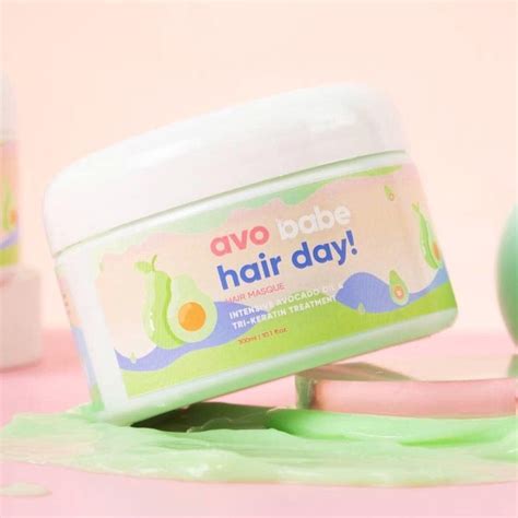 Avo Babe Hair Day Mg Hair Masque Intensive Avocado Oil Shopee Philippines