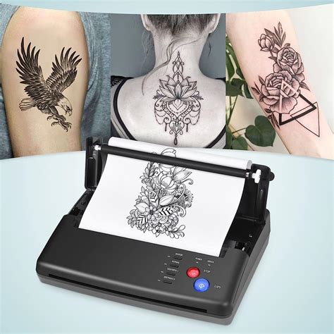 Tattoo Printer Machine Tattoo Transfer Stencil Machine With 40 Pcs