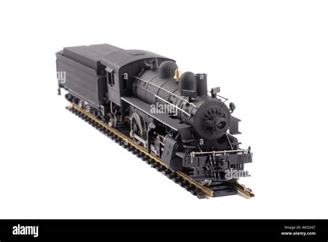 Scale Model Of An Old Time Steam Locomotive 2-6-0 Mogol Steam Engine ...