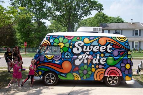 Sweet Ride Custom Ice Cream Truck Mural In New Jersey Food Truck Art