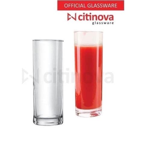 Jual Citinova Bamboo Gelas Kaca Susu Jus Resto Cafe Cocktail Mocktail