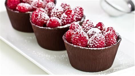 Raspberry Chocolate Cups Recipe Youtube