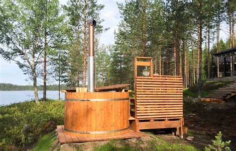 Уличная купель с дровяным подогревом воды. - Архитектурный журнал ADCity