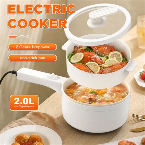 Dreepor Mini Rice Cooker Small Electric Cooker Multi Cooker Hot Pot Shopee Philippines