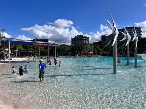 Cairns Esplanade Swimming Lagoon Queensland Australia Editorial Stock ...