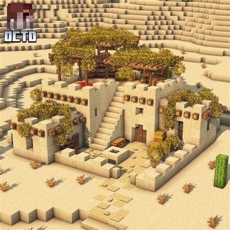 Octo Minecraft Builder On Instagram Survival Desert Base I Made