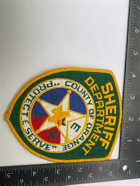 ORANGE COUNTY SHERIFF TX PATCH