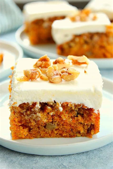 The Best Moist Carrot Cake Crunchy Creamy Sweet