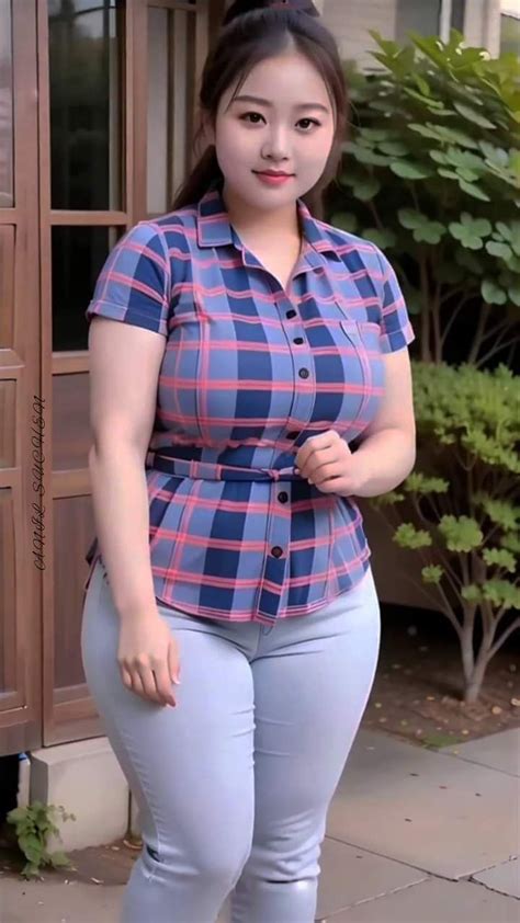 Korean Girl Dress Style In Curvy Women Outfits Curvy Women Fashion Hot Women Dress