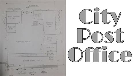 City Post Office Lp Layout Plan Vishal D Man Youtube