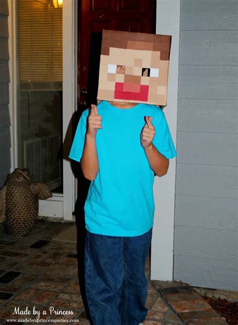 Make Your Own Minecraft Steve Head Made By A Princess