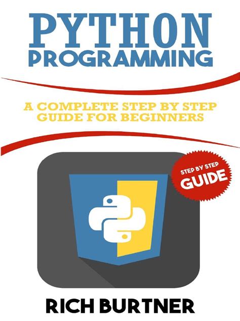 Python Programming A Complete Step By Step Guide For Beginners Pdf Python Programming