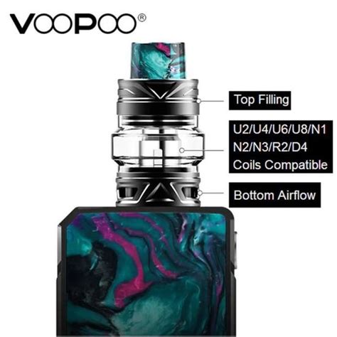 Cigarette Lectronique Voopoo Drag Platinum W Tc Ml Kit