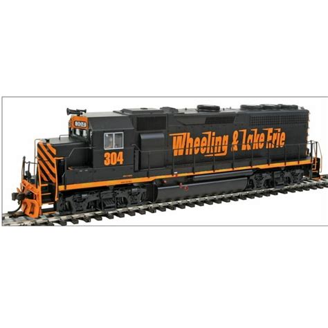 Atlas 10001722 Ho Wheeling And Lake Erie Emd Gp40 Low Nose Diesel Engine