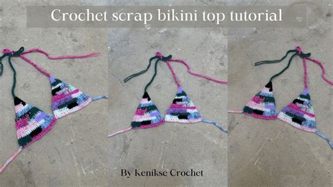 Crochet Beginner Friendly Bikini Top Tutorial YouTube