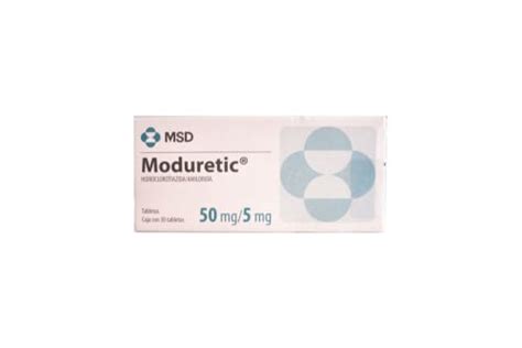 Comprar Moduretic Amilorida Mg Hidroclorotiazida Mg Con Tabletas