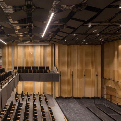 Wall Mounted Acoustic Panel Auditorium Of Bondy Valchromat In