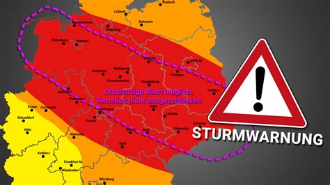 Achtung Sturmwarnung Orkanartige Böen am Samstag möglich Blaulicht