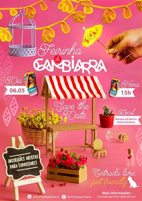 Cartaz Feirinha Da Gambiarra On Behance