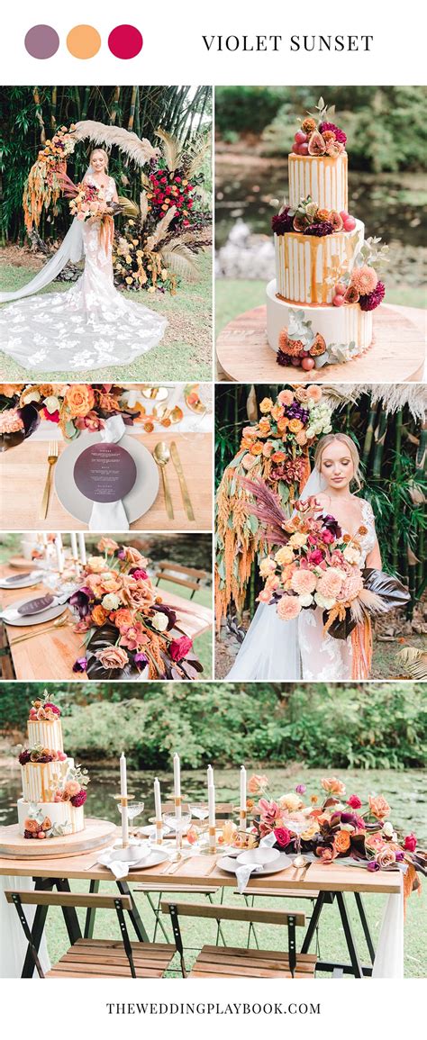 Violet-Sunset-Wedding-Inspiration-Board - The Wedding Playbook