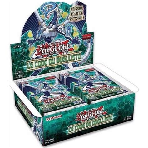 24 Paquets De 9 Cartes Booster Supplementaires Yu Gi Oh Le Code Du