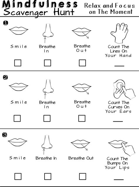 Printable Dbt Mindfulness Worksheets