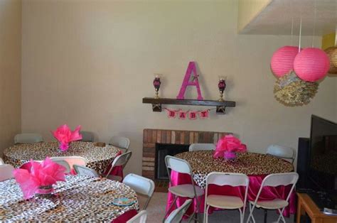 Hot Pink And Leopard Baby Shower Leopard Baby Showers Hot Pink Baby Shower Pink Baby Shower