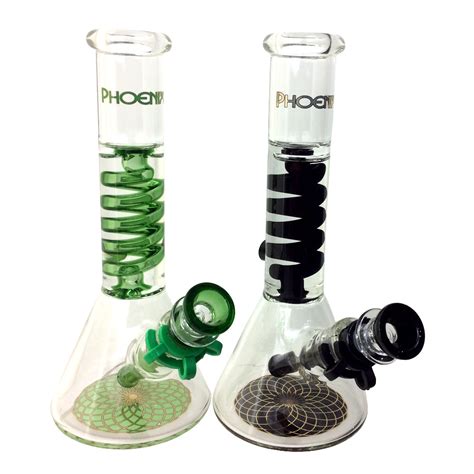 Inch Phoenix Beaker With Freezable Coil Water Pipe