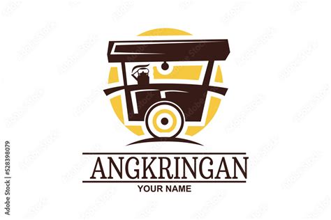 Vector Illustration for Angkringan food stall logo. Angkringan is a traditional food stall in ...