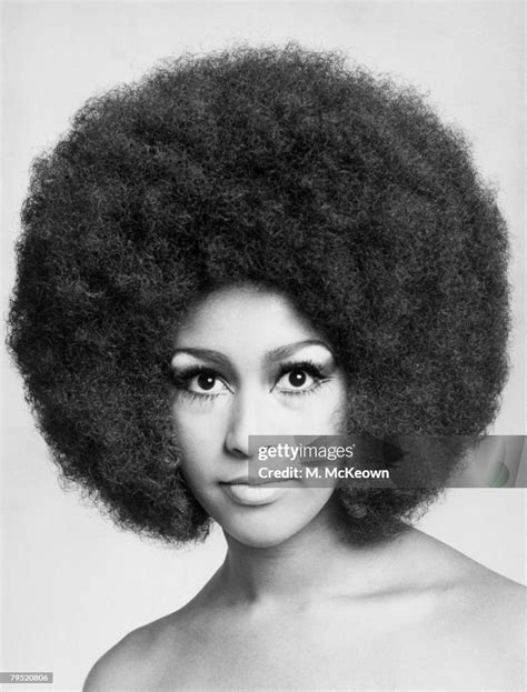 American pop singer Marsha Hunt with an afro hairstyle, January 1969 ...