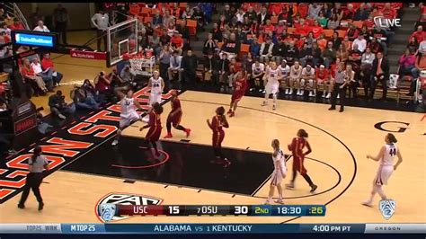 Wbkb Highlights Oregon State Vs Usc Youtube