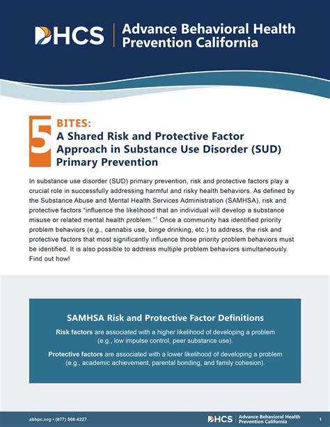 Bites A Shared Risk And Protective Factor Approach In Substance Use