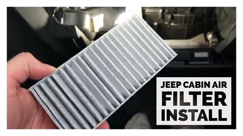 Replace Cabin Air Filter Jeep Wrangler