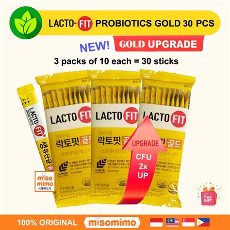 ️READY ️ LACTOFIT Probiotic Gold 30 pcs for All Ages Lacto Fit Korea ...