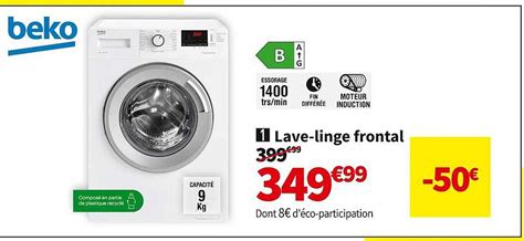 Promo Lave Linge Frontal Beko Chez Conforama Icatalogue Fr