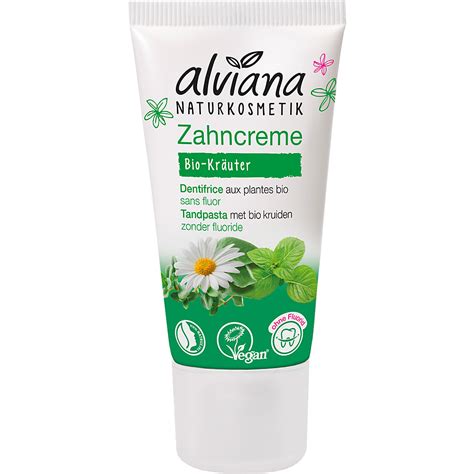 Buy Alviana Naturkosmetik Toothpaste Organic Herbs Travel Size