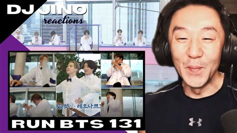 Dj Reaction To Kpop Run Bts Episode Youtube