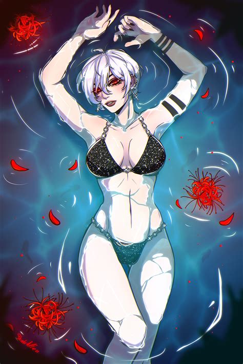 Lycoris In Water By Shadealien Hentai Foundry