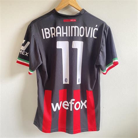 Bootleg AC MILAN Zlatan Jersey Purchased in Florence... - Depop