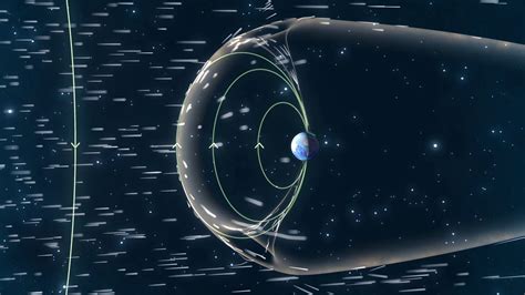 Nasa Svs Solar Wind Interacting With Earths Magnetic Field