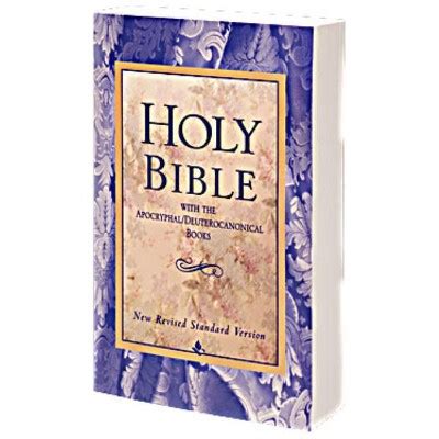 Holy Bible With Deuterocanonical Books Nrsv Paperback Target