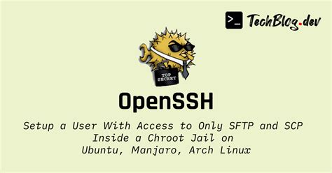 Setup A User With Access To Only Sftp And Scp Inside A Chroot Jail On