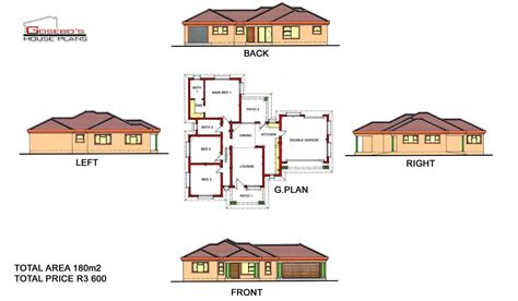 Bedroom House Floor Plans South Africa Floorplans Click