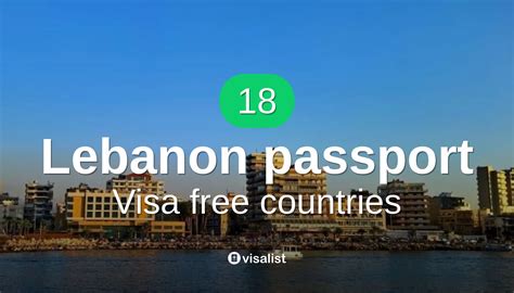 Lebanon Passport Visa Free Countries To Travel In 2024 Visa List