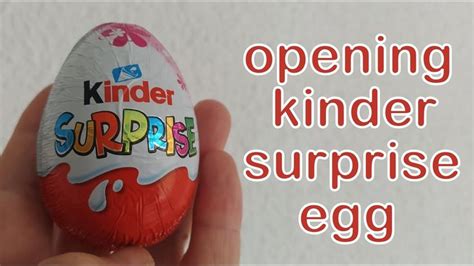 Kinder Surprise Egg Opening Satisfying Video ASMR In 2022 Kinder