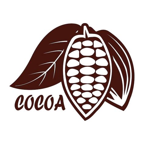 Premium Vector Cocoa Beans Logo Icon Design Vector Illustration