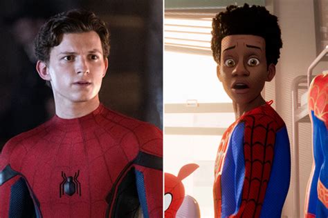 Tom Hollands Cut Spider Man Into The Spider Verse Cameo Explained