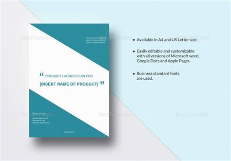 FREE 16+ Sample Product Plan Templates in PDF | MS Word